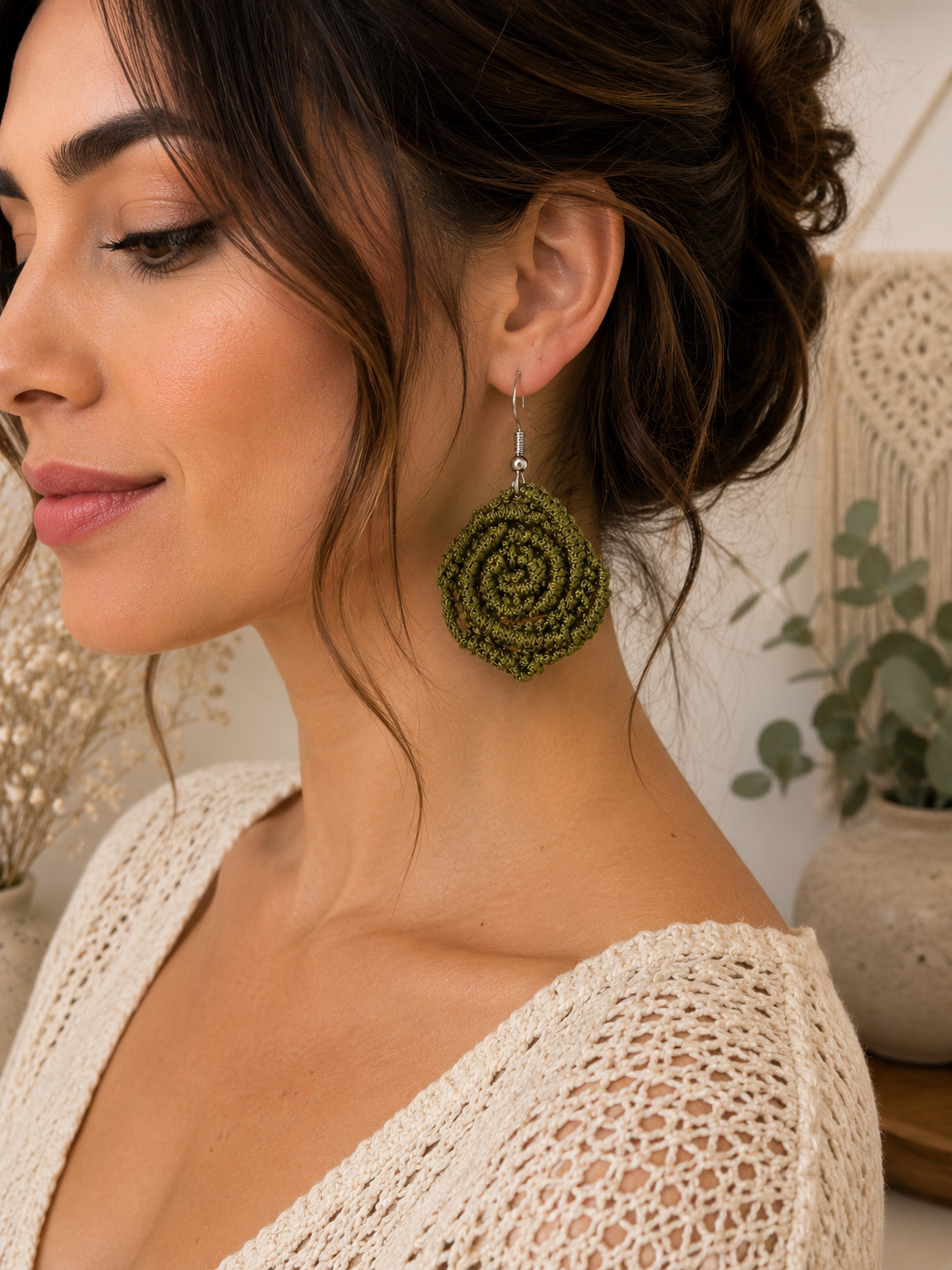 Boucles d'oreilles "Volute des Bois"