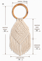Willow – Sac en macramé fait main