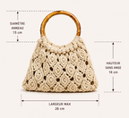 Rosalie Bloom– Sac en macramé fait main