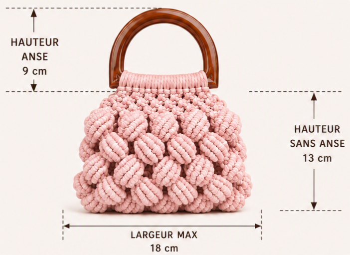 Bonnie Bloom - Sac à main en macramé
