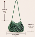 Laguna – Sac bandoulière en macramé fait main