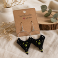 Boucles d'oreilles "Nuit d'Émeraude"