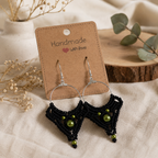 Boucles d'oreilles "Nuit d'Émeraude"