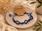 Bracelet macramé "Saphir"