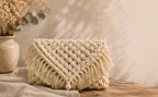 Portefeuille en macramé « Écrin Bohème »