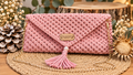Handtasche aus ecrufarbenem Makramee – Griffe in Bambus-Optik (Kopie)