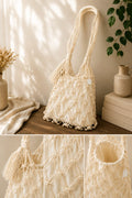 Bonnie Coast – Cabas en macramé fait main