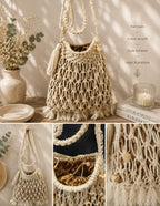 Bonnie Nomad – Sac bohème en macramé fait main