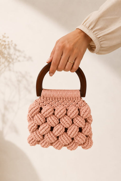 Bonnie Bloom - Sac à main en macramé