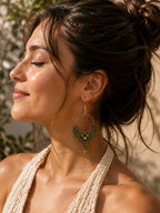 Boucles d'oreilles "Fougères"