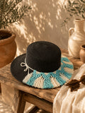 Chapeau Belle-Île - habillage Macramé