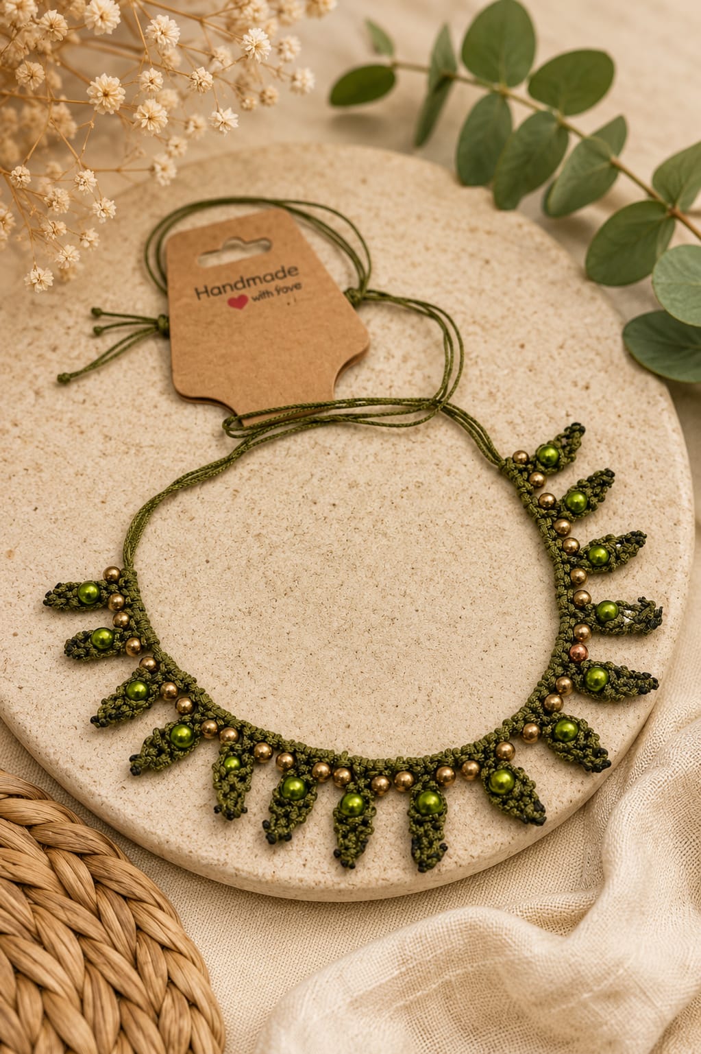 Collier Macramé "Sylva"